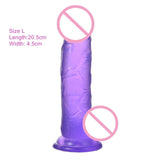 Transparent Crystal Dildo