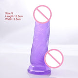 Transparent Crystal Dildo