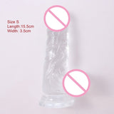 Transparent Crystal Dildo