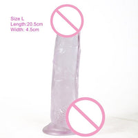 Transparent Crystal Dildo