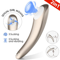 Clitoris Stimulator Air Pulse Wave Waterproof Silicone 10 Suction Modes