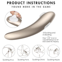 Clitoris Stimulator Air Pulse Wave Waterproof Silicone 10 Suction Modes