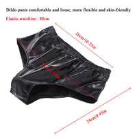 Realistic Dildo Vaginal/Anal Penis Plug Unisex Masturbation Panties Penis Pants Chastity Underwear