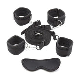 Restraint Nylon Rope Plush Handcuffs Ankle Cuffs Metal Hook