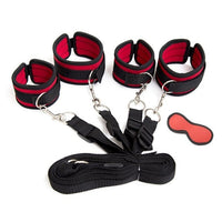 Restraint Nylon Rope Plush Handcuffs Ankle Cuffs Metal Hook