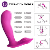 HIMALL Silicone Wireless Remote Vibrator Vibrating Panties Adult Sex Toy for Woman Couple USB G Spot Dildo Stimulator Anal Plug