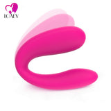 LOAEY Waterproof Silicone C Type Powerful Strong Vibrator