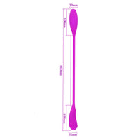 Rechargeable Dual Vibrator 7 Speeds Double Head Jump Egg Bullet Dildo