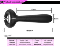 Couples Sex Toy Penis Vibrator with Ring