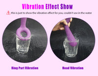 Couples Sex Toy Penis Vibrator with Ring