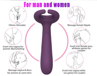 Couples Sex Toy Penis Vibrator with Ring