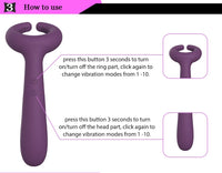 Couples Sex Toy Penis Vibrator with Ring