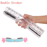 Gay Couple Vibrator For Man Sex Product Double Stroker