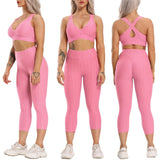 Workout Clothes Red Dry Fitness Wear