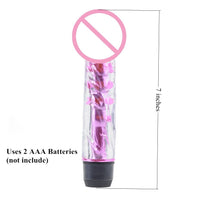 Multispeed Jelly Vibrating Dildo