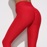 Anti Cellulite Leggings Textured High Waist PushUp Pants