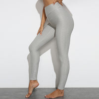 Anti Cellulite Leggings Textured High Waist PushUp Pants