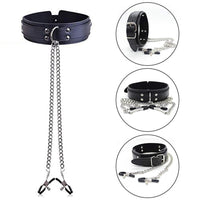 Nipple Chain BDSM Bondage Restraint Fetish Collar Chain Collars Nipple Clamps