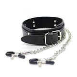 Nipple Chain BDSM Bondage Restraint Fetish Collar Chain Collars Nipple Clamps