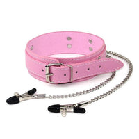 Nipple Chain BDSM Bondage Restraint Fetish Collar Chain Collars Nipple Clamps