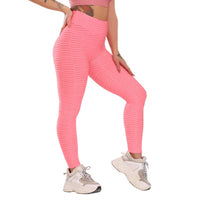 Anti Cellulite Leggings Textured High Waist PushUp Pants