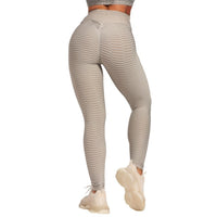 Anti Cellulite Leggings Textured High Waist PushUp Pants