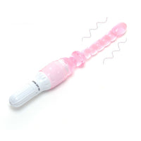 Jelly Vibrator Stick Long Anal Butt Plug Beads G-spot vagina Massager