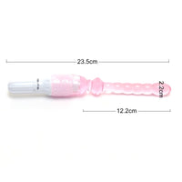 Jelly Vibrator Stick Long Anal Butt Plug Beads G-spot vagina Massager