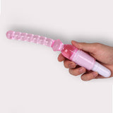 Jelly Vibrator Stick Long Anal Butt Plug Beads G-spot vagina Massager