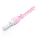 Jelly Vibrator Stick Long Anal Butt Plug Beads G-spot vagina Massager