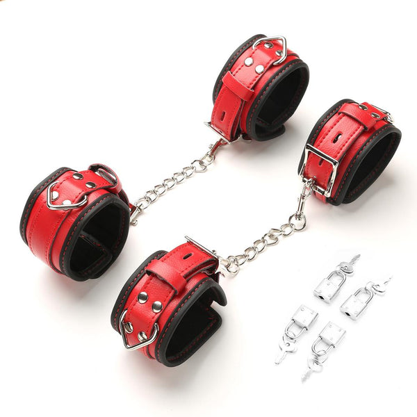 BDSM  Bondage Set Handcuffs Ankle Cuff Restraints