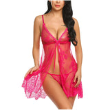 Eyelash Halter Nightgown Sexy Lingerie Nightdress