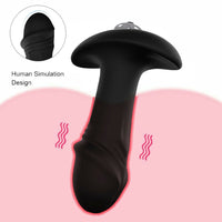 HIMALL 2 in 1 Vibrating Anal Butt Plug