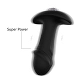 HIMALL 2 in 1 Vibrating Anal Butt Plug