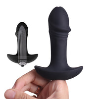 HIMALL 2 in 1 Vibrating Anal Butt Plug