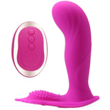 Silicon Wireless Remote Control Vibrating Panties G Spot Dildo Dual Motor 18