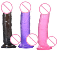 Transparent Soft Dildo With Suction Cup