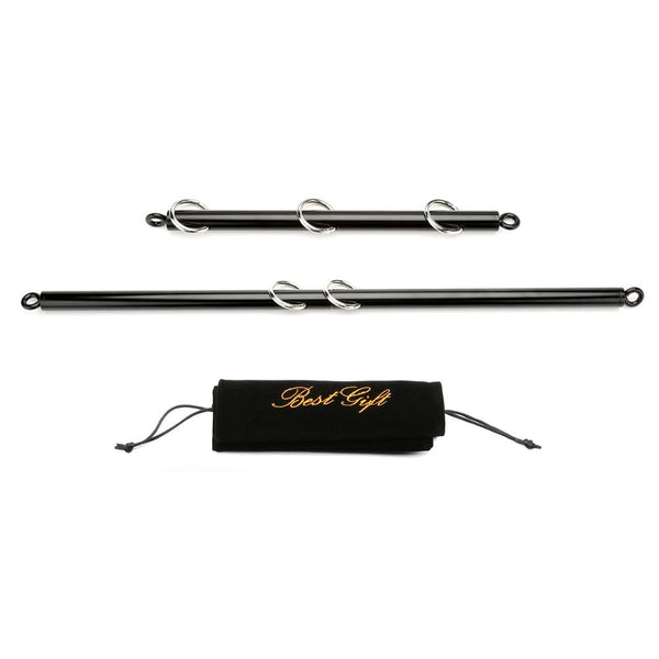 BDSM Bondage Expandable Stainless Steel Spreader Bar Set for Couples