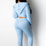 Imcute Sexy 2 Piece Set Tracksuit Top And Pants