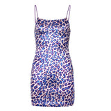 DAIGELO Sexy Leopard Printed Dress