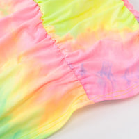 Y2k Clothes Mini Club Dress Tie-dye