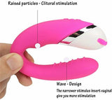 10 Speed U Shape Couple Vibrator USB Waterproof Rechargeable G Spot Clitoral Vibrators Massager Adult Sex Toys for Women Female