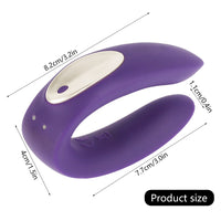 USB Rechargeable Double Dildo Silicone Stimulator