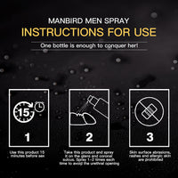 3Pcs 15ml Penile Erection Delay Spray Lasting 60 Minutes